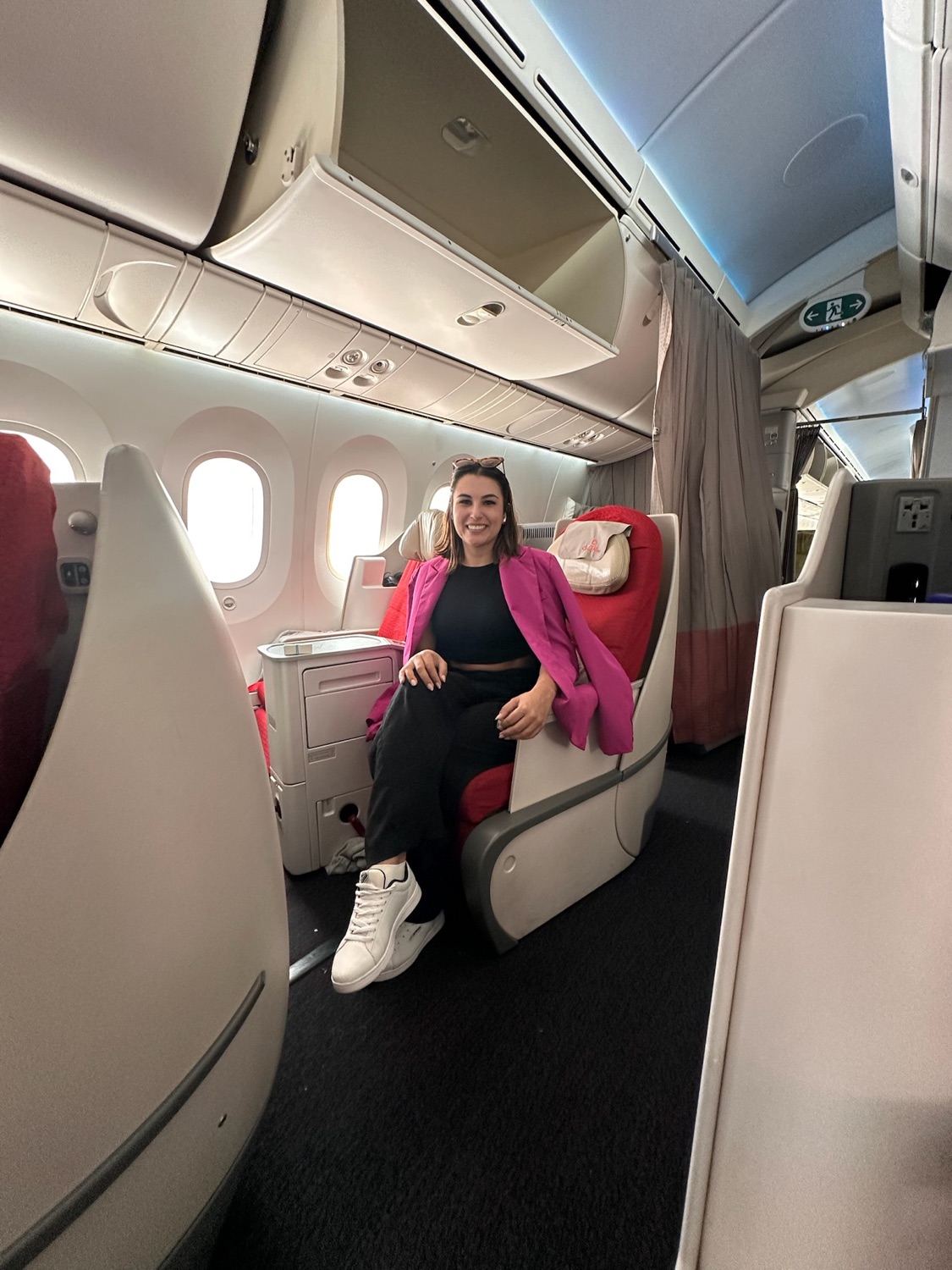 Audrey na executiva da Ethiopian Airlines