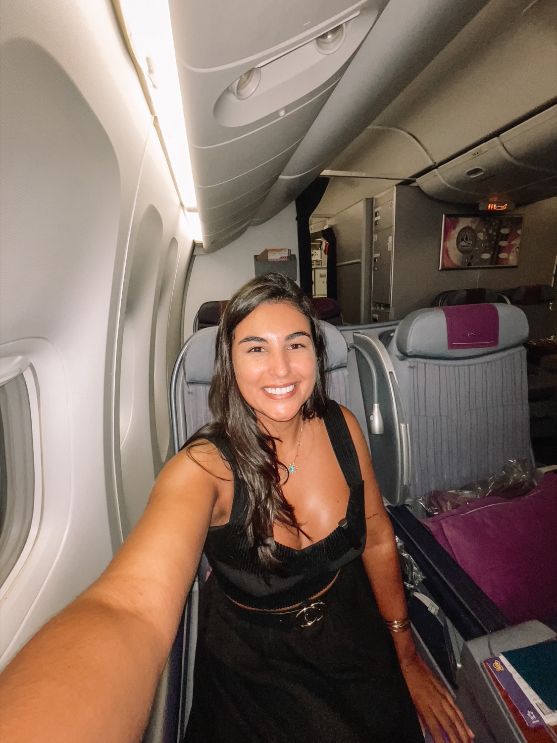 Audrey na executiva da Thai Airways
