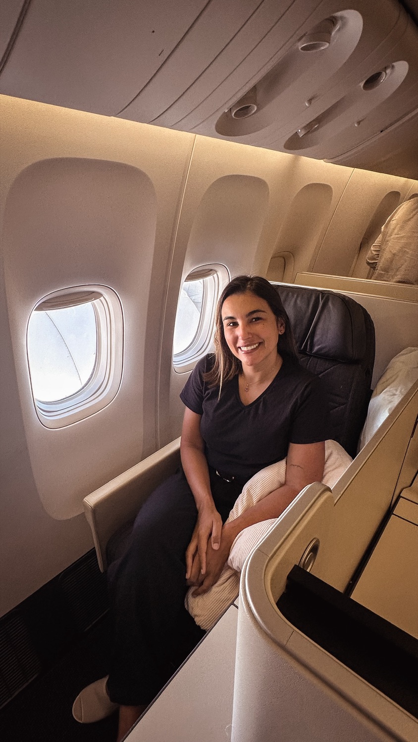 Audrey na executiva da Korean Air